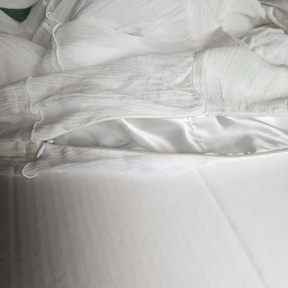 Robbie Bee Women Striking White Sundress Size 14 - Picture 10 of 15